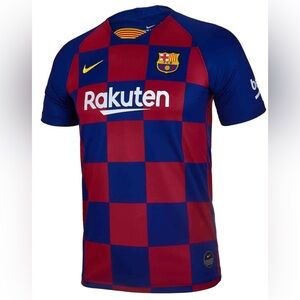 Nike Soccer FC Barcelona Home Shirt Lionel Messi No.10‎ Rare Size Med Youth Kids